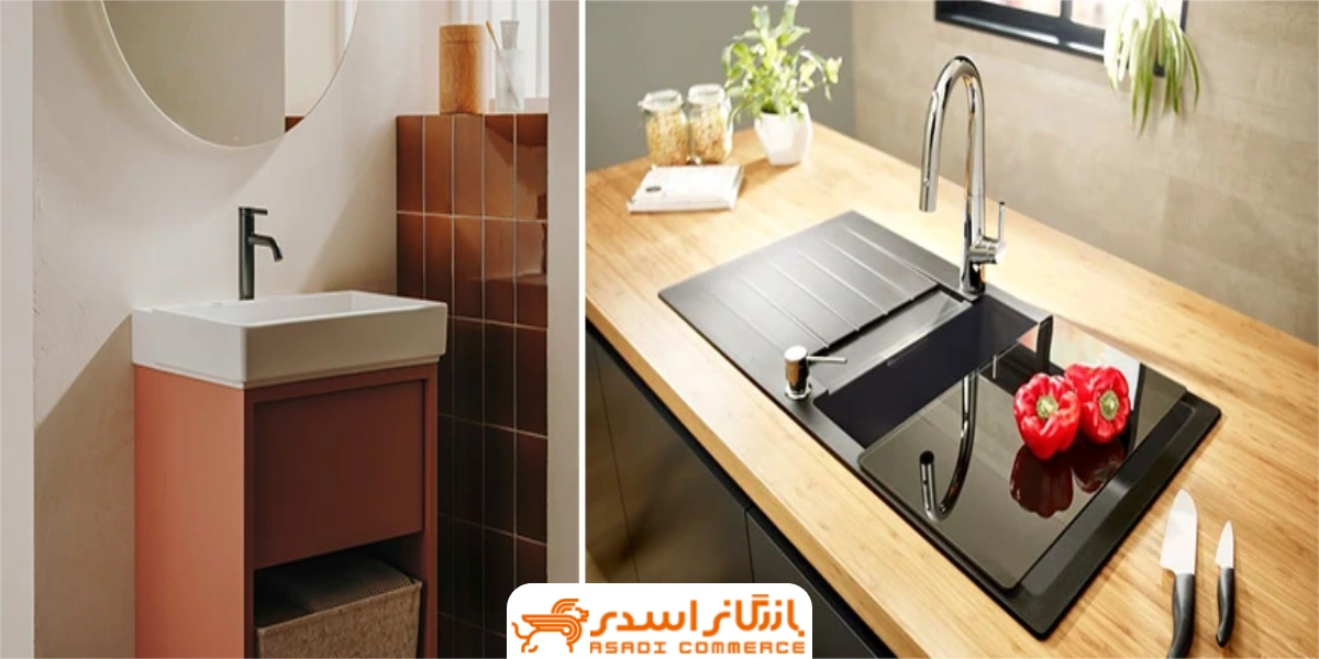 انواع شیرآلات و کاربردهای آن‌ها در دکوراسیون
