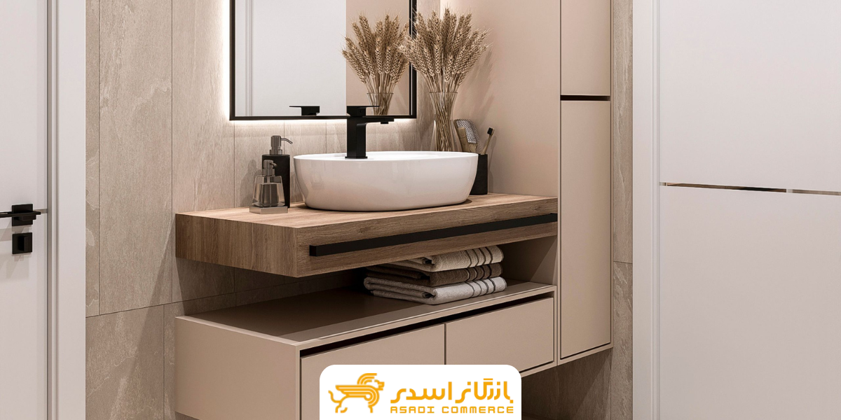 تاثیر رنگ شیرآلات مشکی