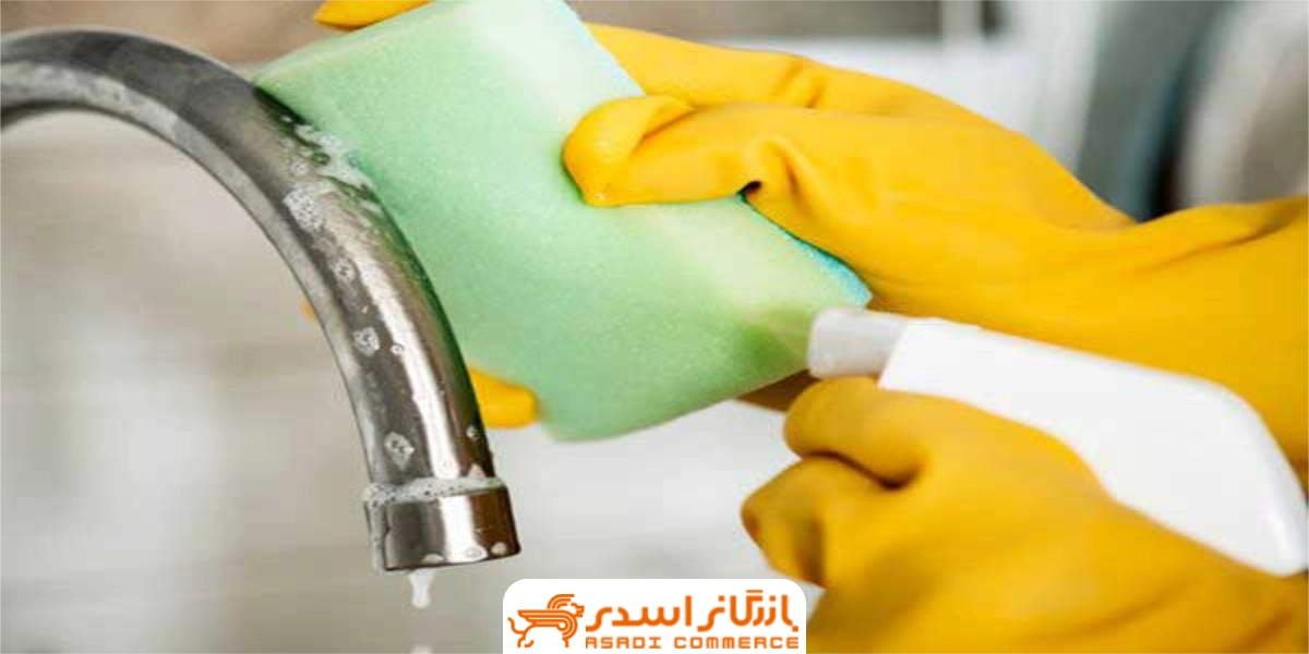روش‌های تمیز کردن شیرآلات براق
