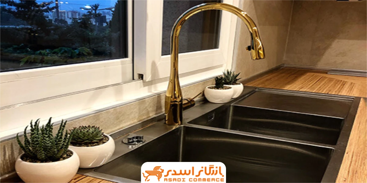 معرفی شیرآلات ظرفشویی طلایی