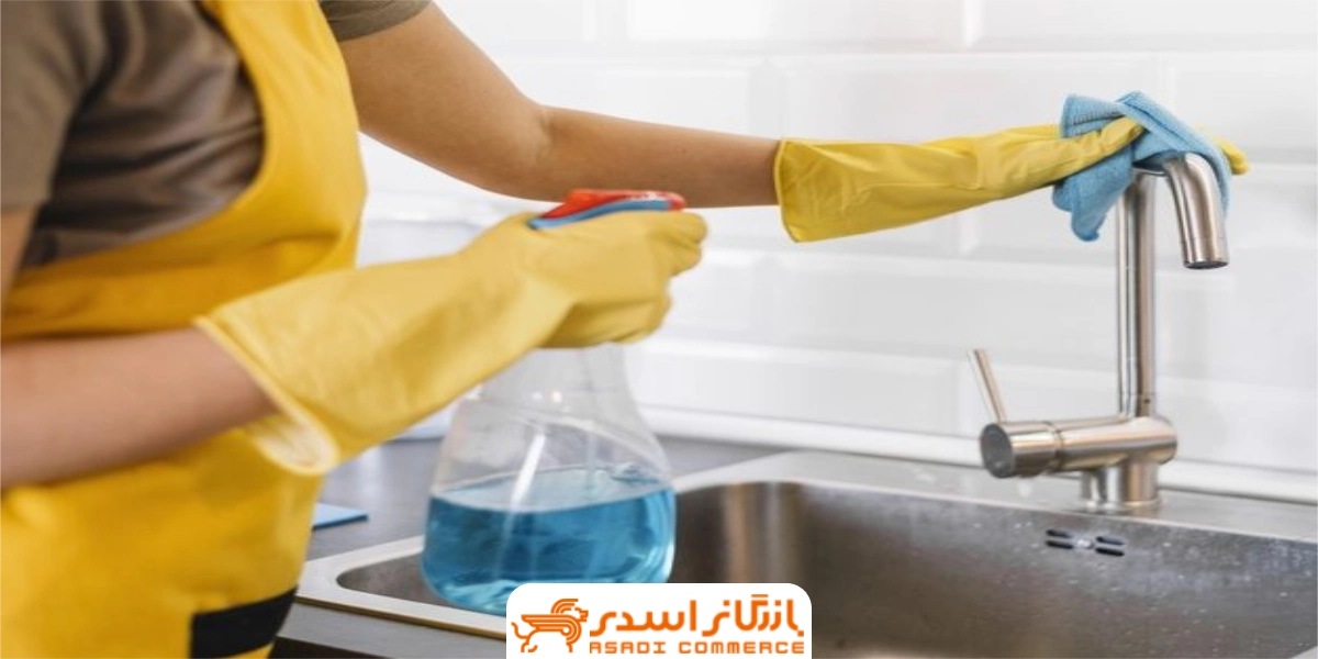 مواد لازم برای تمیز کردن شیرآلات