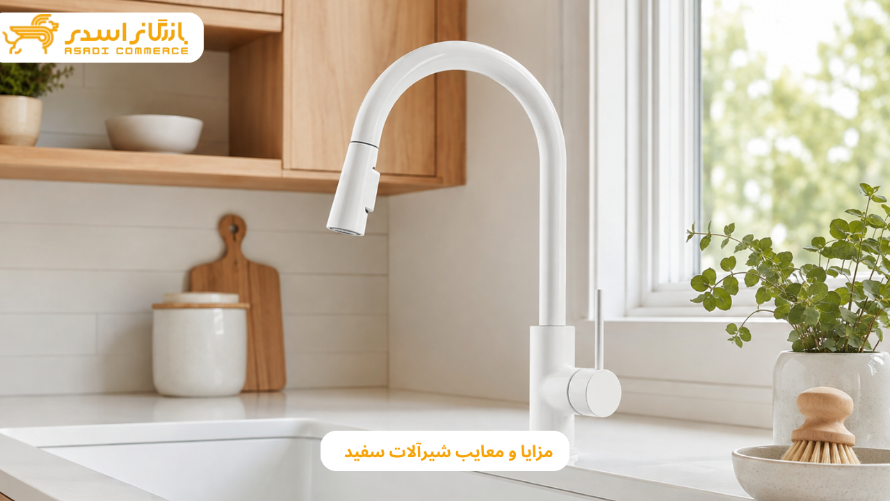 مزایا و معایب شیرآلات سفید؛ آیا انتخاب مناسبی برای خانه شماست؟